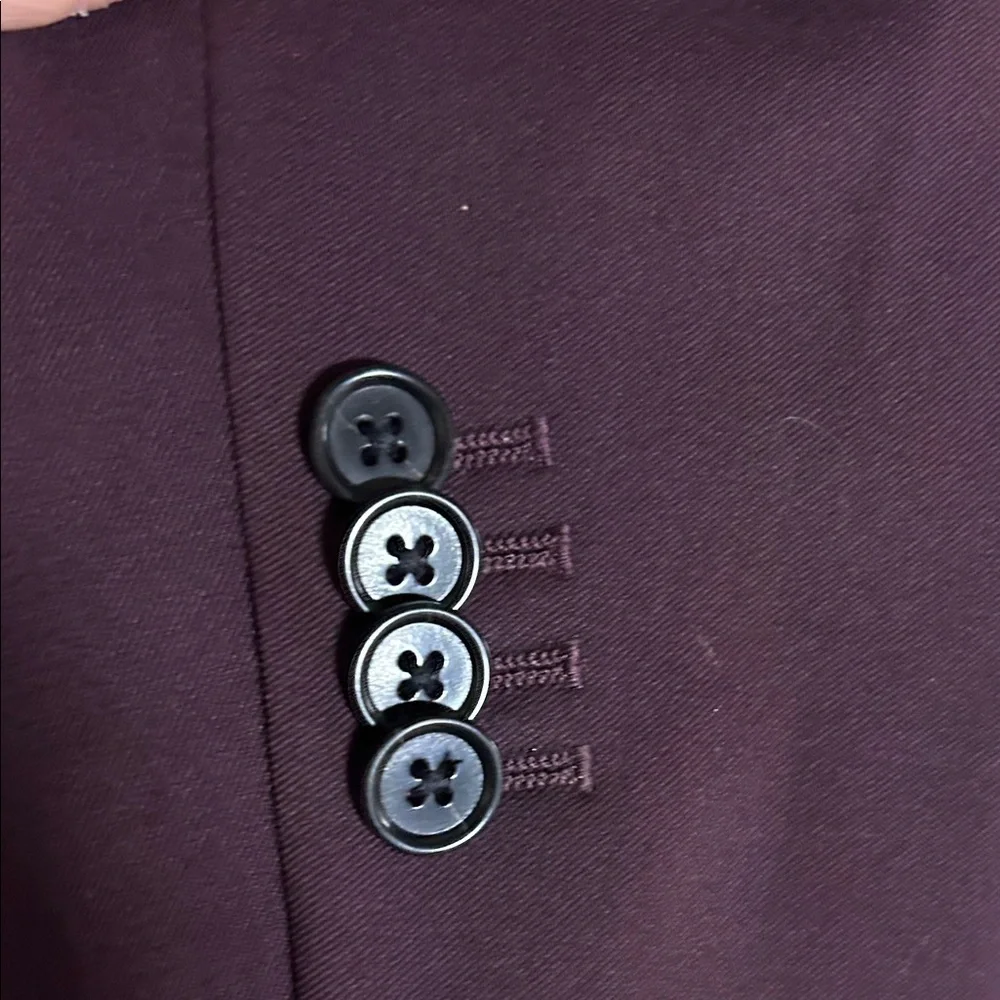Banana Republic Men's Blazer - Deep Burgundy